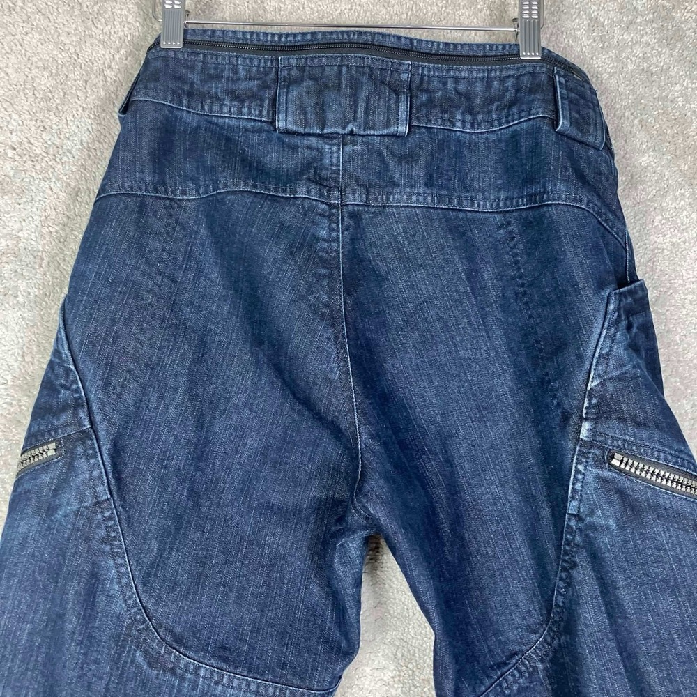 BMW Motorrad City 2 Motorcycle Riding Pants Mens Medium Blue Denim No Brace/Pads - Picture 11 of 16